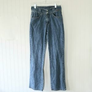 Lucky Brand Women's High Waist Pleat Front Jeans Dungarees Size S Waist 27